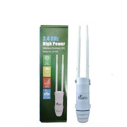 Hsairpo Cp380 Wireless N 300Mbps 2.4Ghz Router Dual Omni Antena Outdoor New Stok