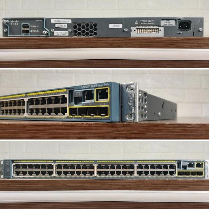 Switch Cisco Catalyst 2960S-48Lps-L 48-Ports Poe Rack New Stok