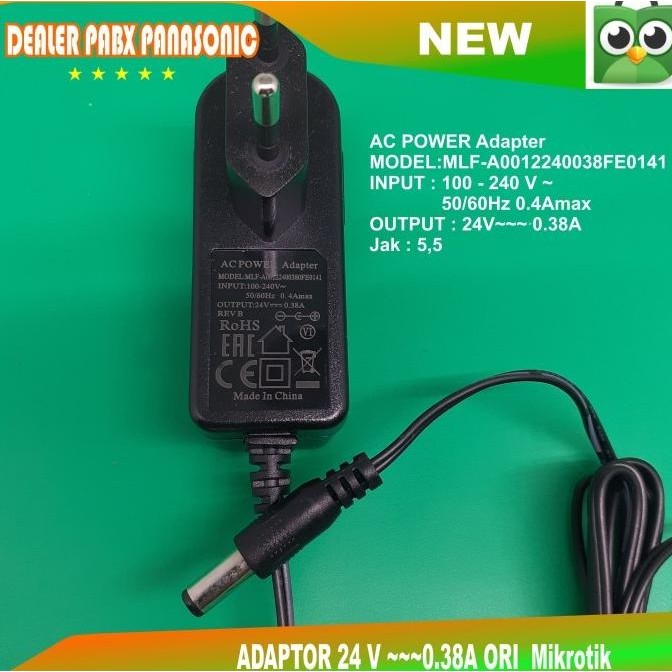 (Expert) Adaptor 24V 0.38A Original Mikrotik