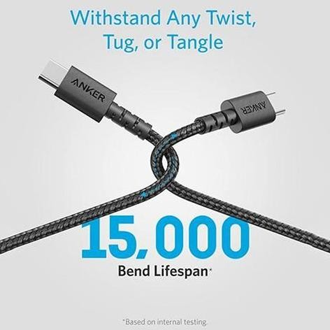 Kabel Charger Pd Anker Powerline Select+ C To C 3Ft A8032 Power Delive New Stok