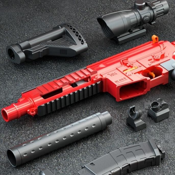 BNM Mainan Anak Laki Laki Pistol Senapan AWM M416 Toy Gun Eva Soft Bullet Sniper Kado Anak Ulang Tah