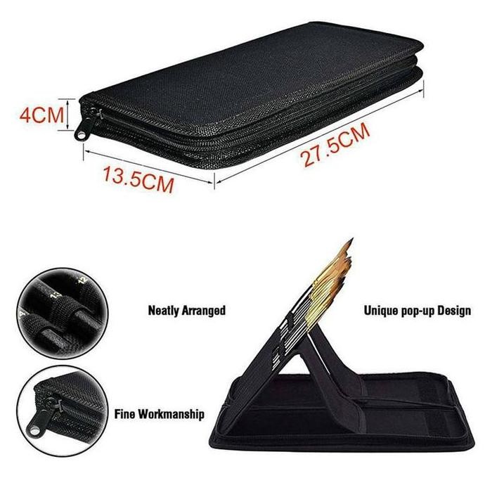 

Art Brush Set Kuas Lukis BRS-12 SET Kuas Alat Lukis Set Lengkap Mixing AS99