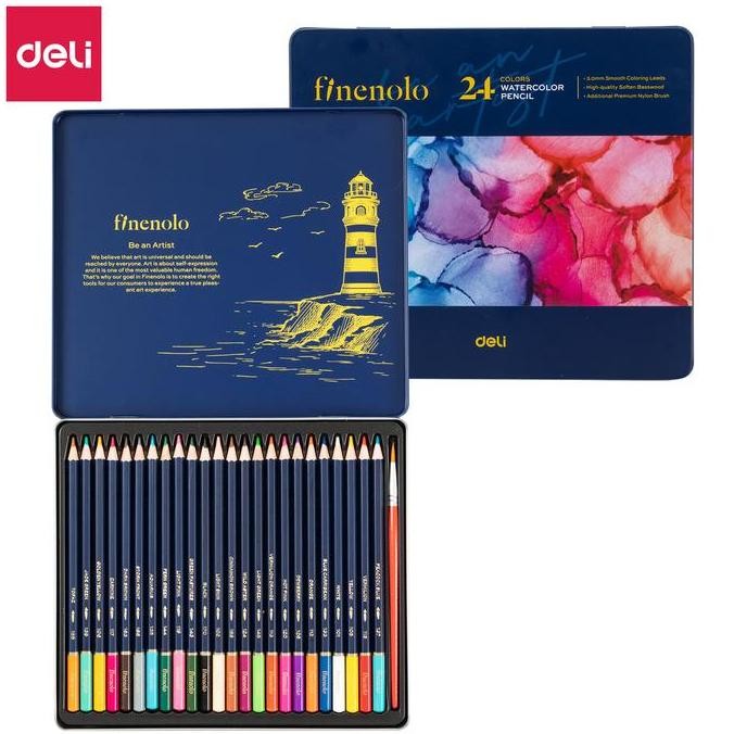 

Deli Finenolo Premium Watercolor Pencil/ Pensil Warna High Grade EC129