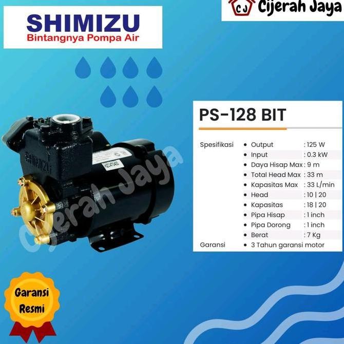 POMPA AIR SHIMIZU PS 128 BIT MANUAL / SHIMIZU PS128BIT PS-128BIT
