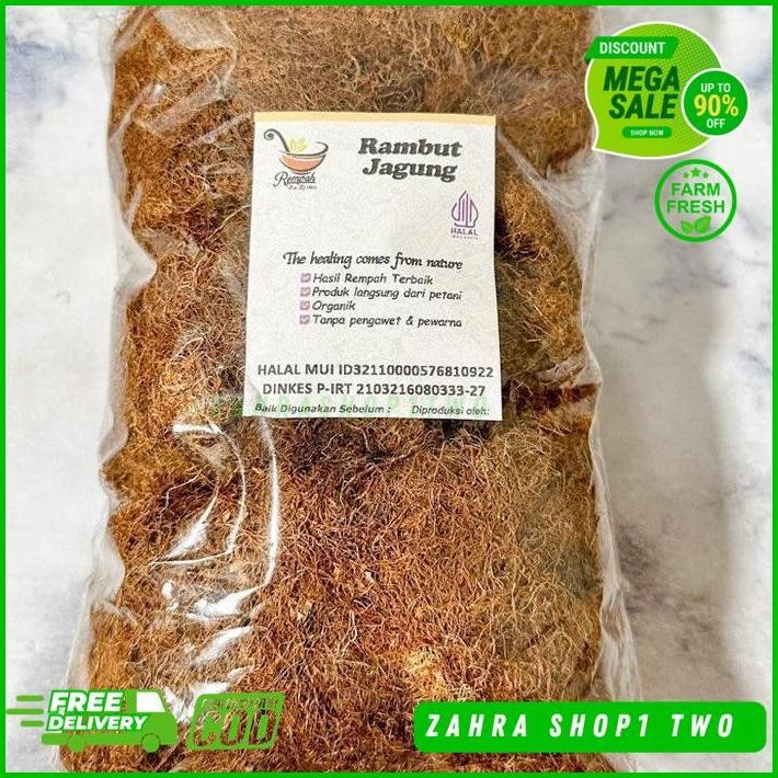 

RAMBUT JAGUNG KERING ZEA MAYS 250 GRAM - REMPAH BU RISMA TERJAMIN BEST