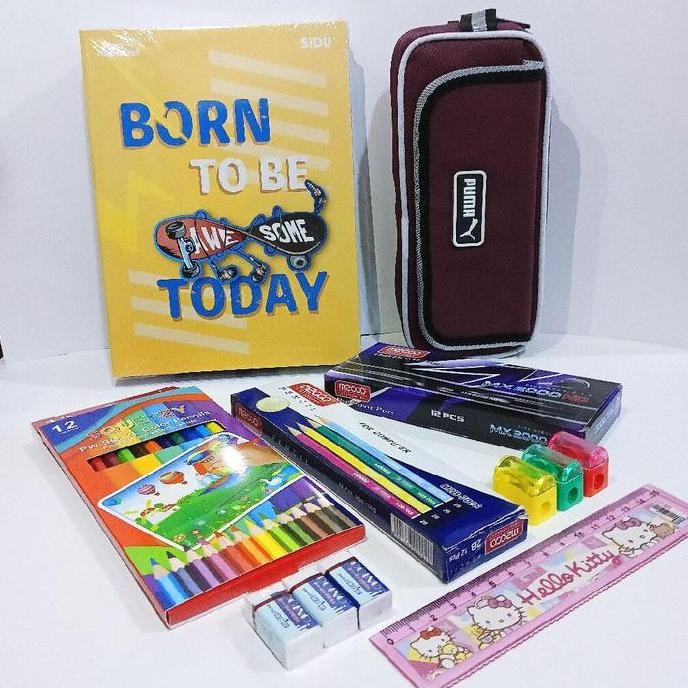 

Promo 1 Set Alat Tulis Lengkap Murah Meriah Stationery Termasuk Pensil Warna, Penghapus, dan Alat Tulis Lainnya Sekolah Pulpen Rautan tms