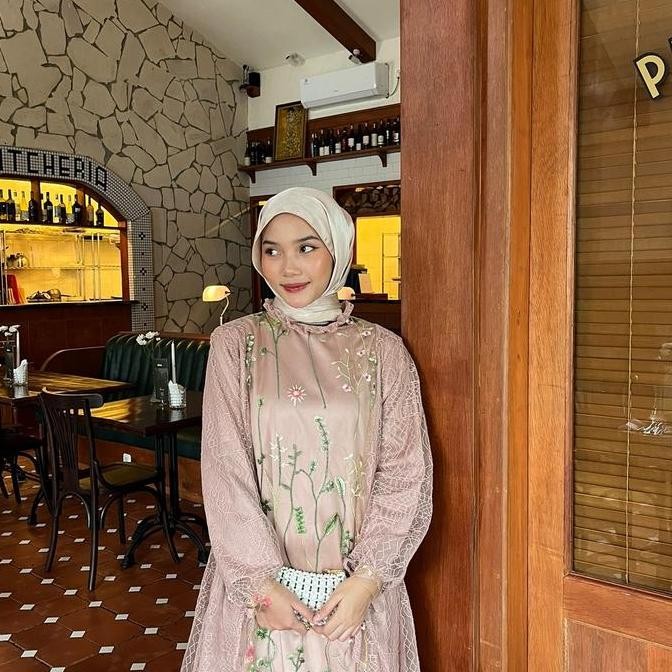 Zemira Tunik Brukat / Tunik Brukat / Outer Brukat / Outer Tile Garden