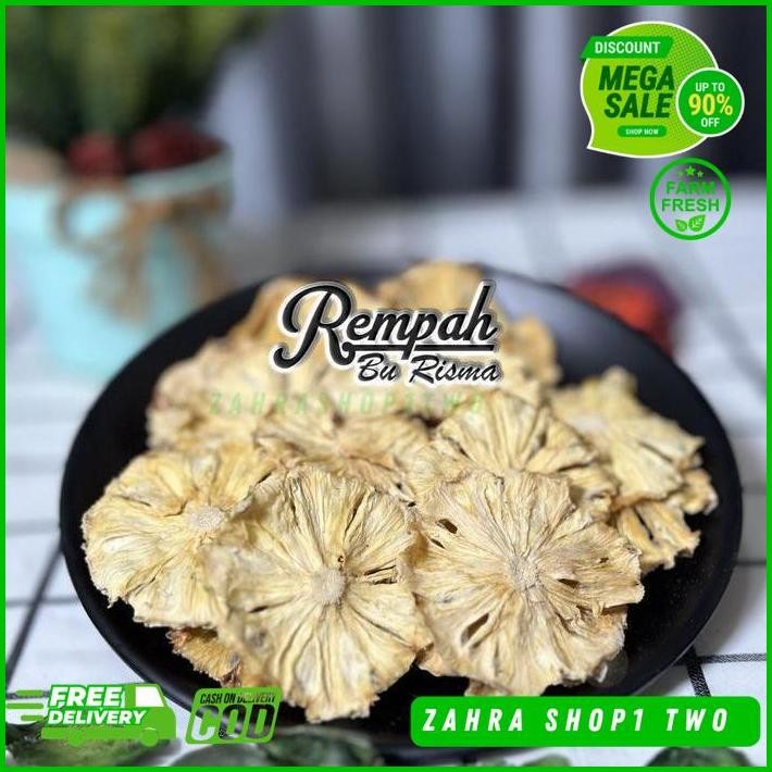 

BUAH NANAS IRIS KERING BERAT PRODUK 50 GRAM TERJAMIN BEST