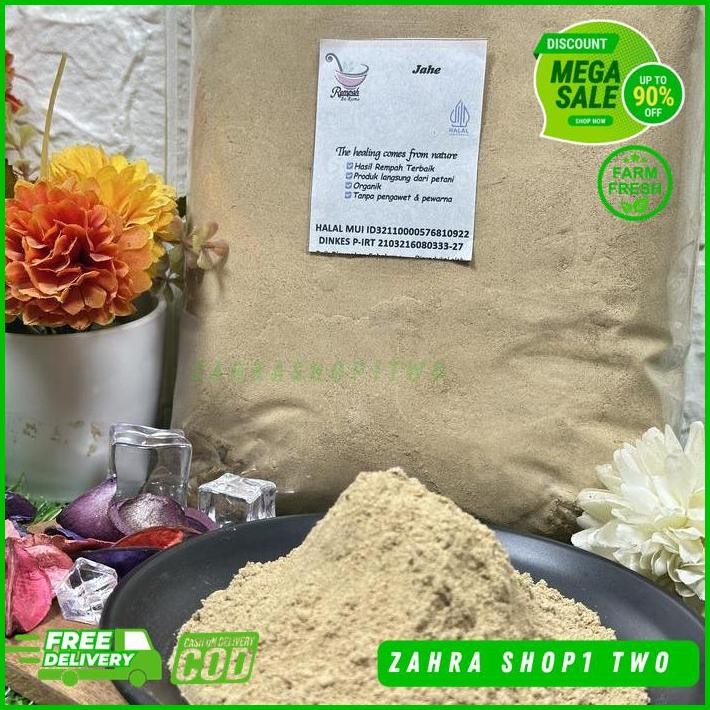 

JAHE BUBUK BERAT BERSIH PRODUK 100 GRAMS BEST PRODUCT