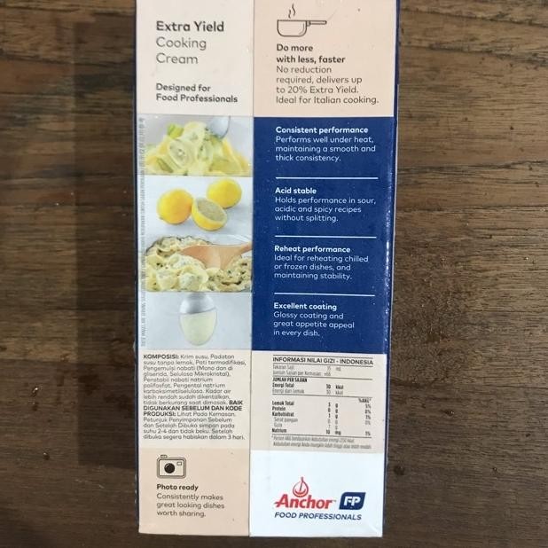 

GOSEND ONLY - Anchor Extra Yield Cooking Cream 1liter !! SV