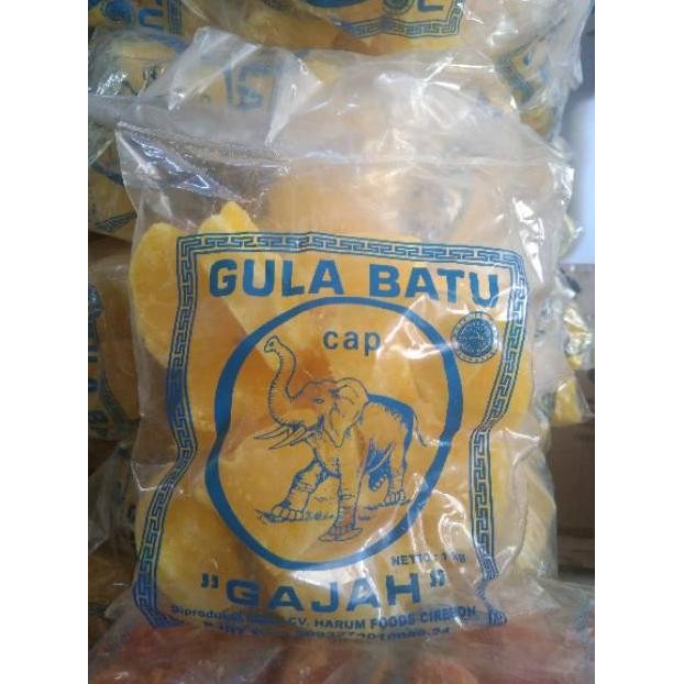 

Gula Batu Kuning Cap Gajah 1 KG Khas Cirebon SV