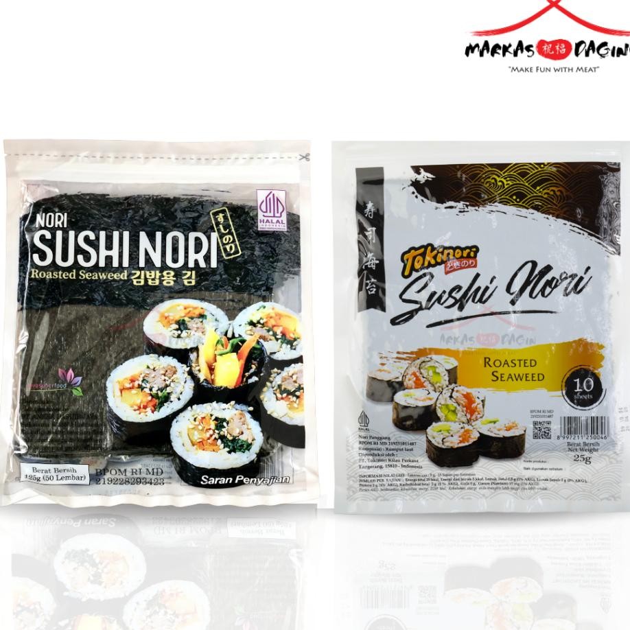 

Sushi N Seaweed Rumput Laut Panggang Halal 10 Lembar Markasdaging