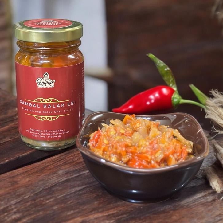 

Sambal Salak Ebi Salaku Kemasan Botol Kaca
