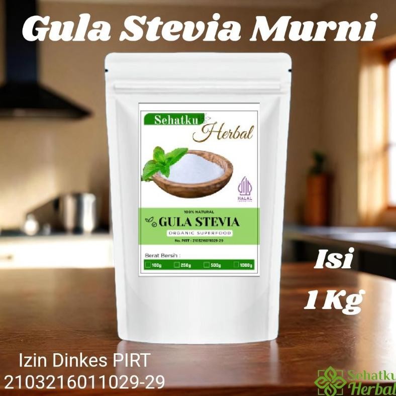 

Sehatkuherbal Gula Stevia Bubuk Murni Isi 1 Kg SV13