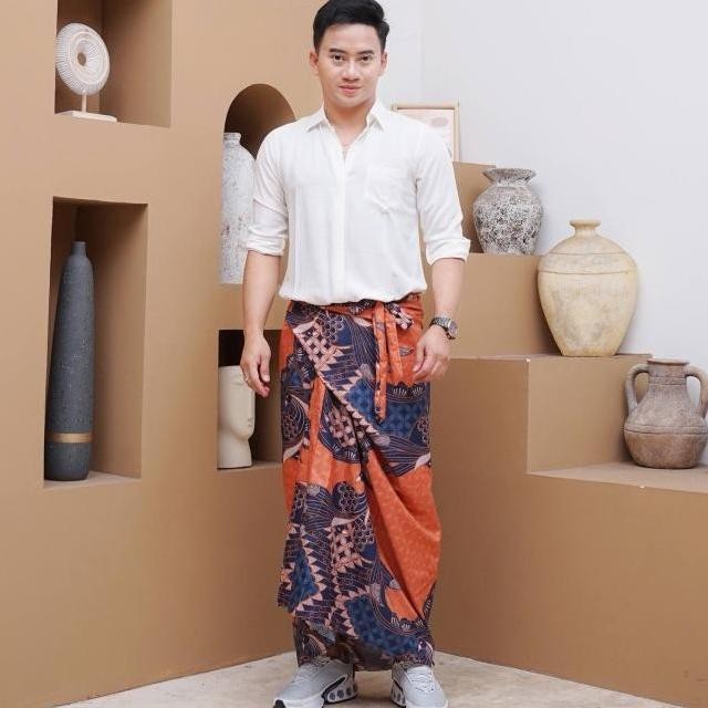 GRANITO.ID - SARUNG SRIKANDI Kawung Batik pria wanita sarung rok lilit tenun asli sumba toraja jepar