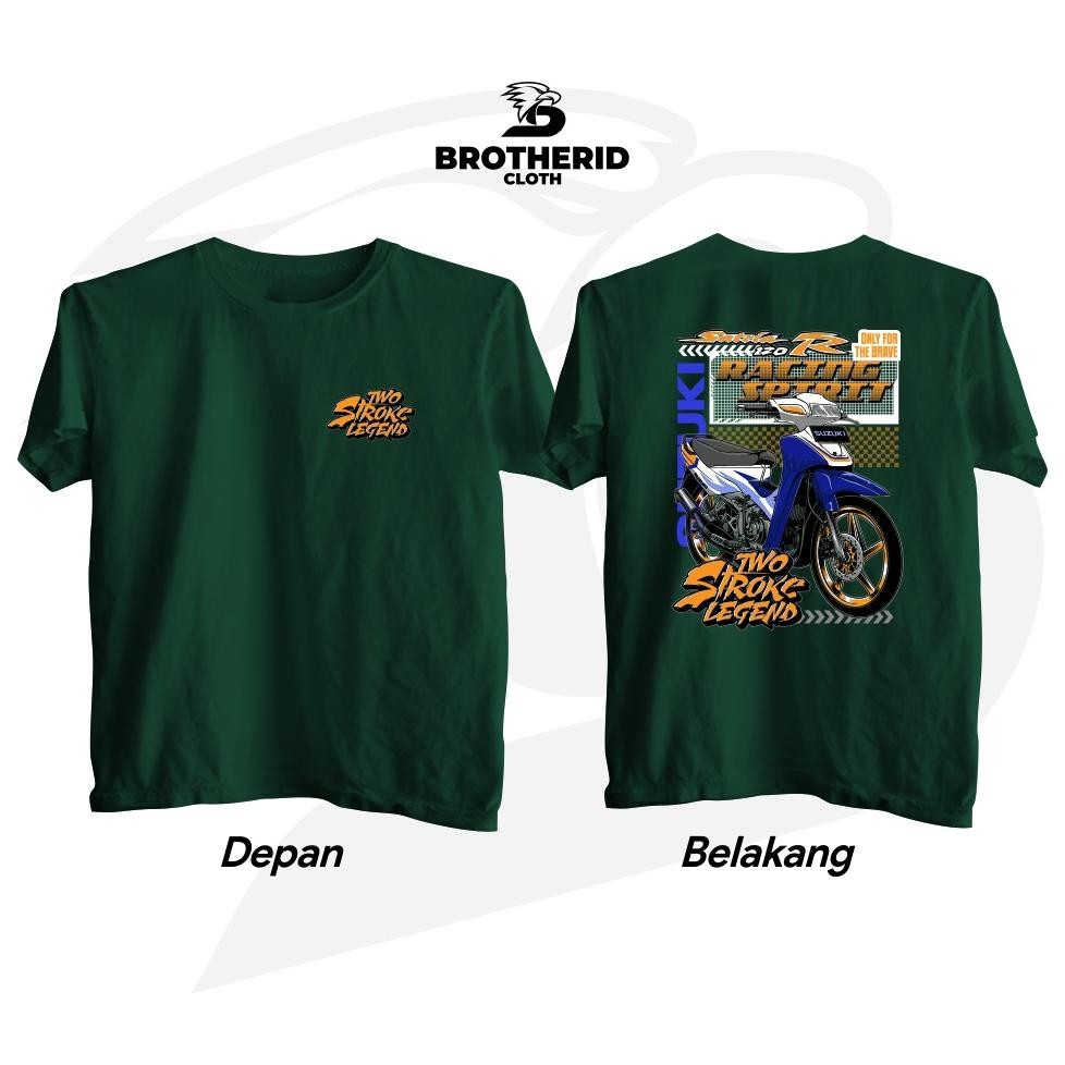 Promo Kaos Satria 2 Tak 120R Two Stroke Legend Baju Suzuki Satria Hiu Lumba