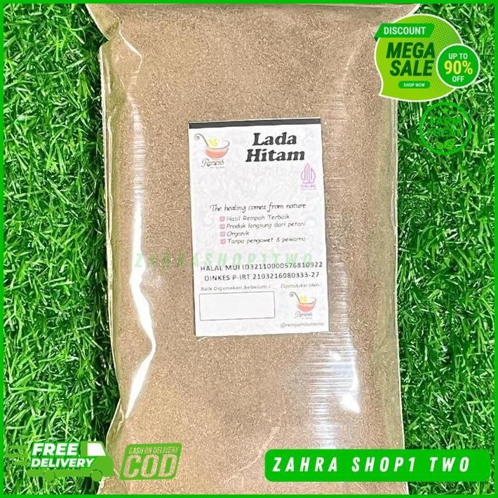 

LADA HITAM BUBUK 500 GRAM - REMPAH BU RISMA PRODUK TERBAIK