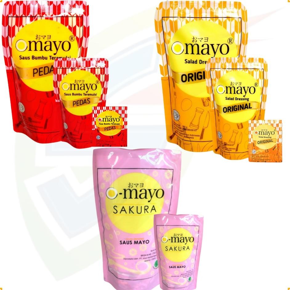 

Omayo Mayonaise Pedas Mayo Sakura Pouch 1Kg Omayo Manis Pedas Sakura 1Kg