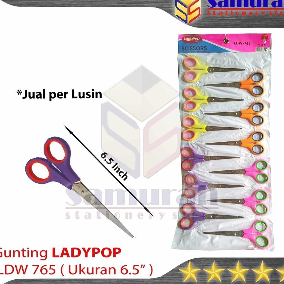 

Gunting Renceng Ladypop Ldw 765 6.5 Inch Panjang 12 Pcs Scissors Stainless Steel 65 In Per Lusin