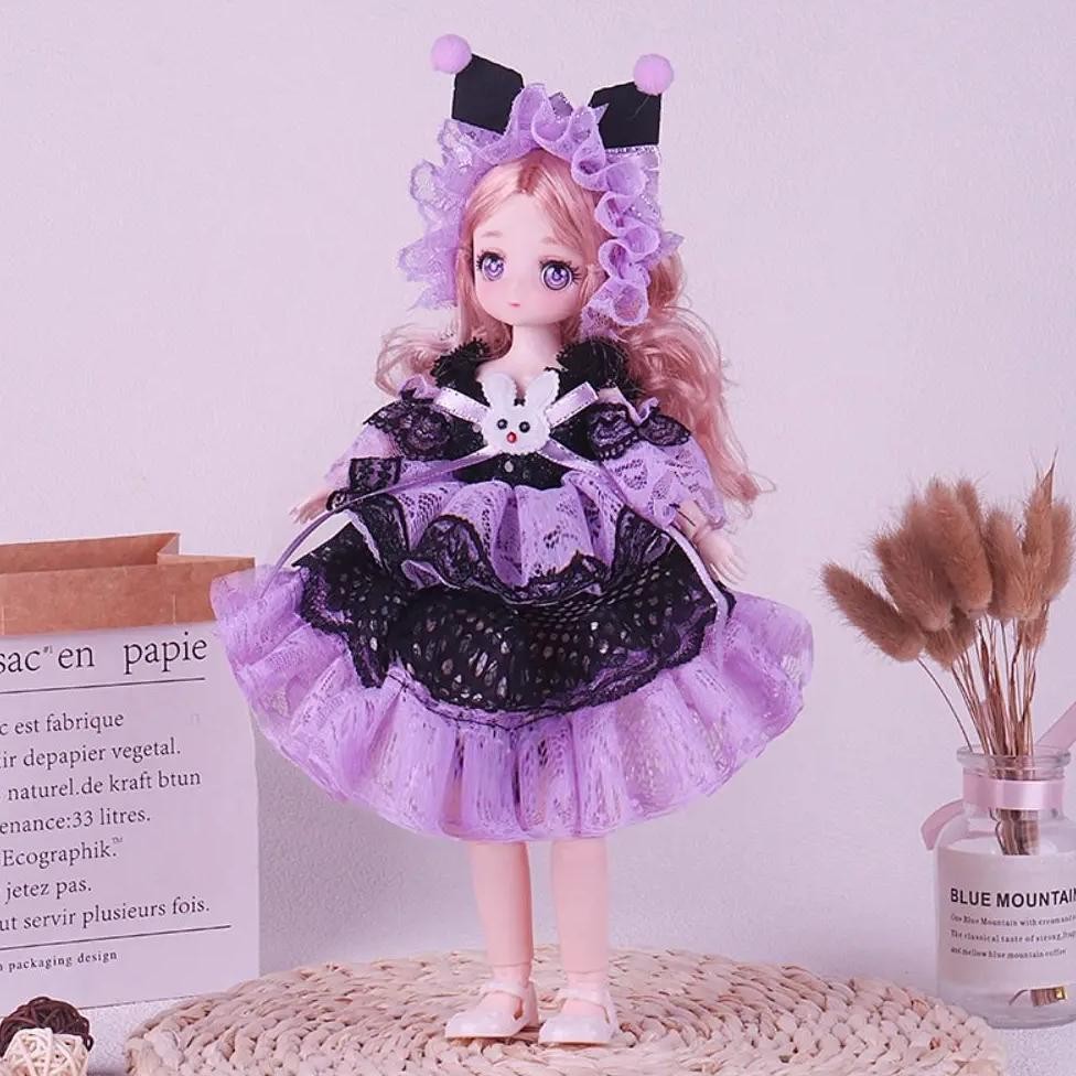 Removable Joint Doll 30cm Bjd Doll Toy Attractive Eyes Multiple Movable Ball-jointed Anime Figure Do