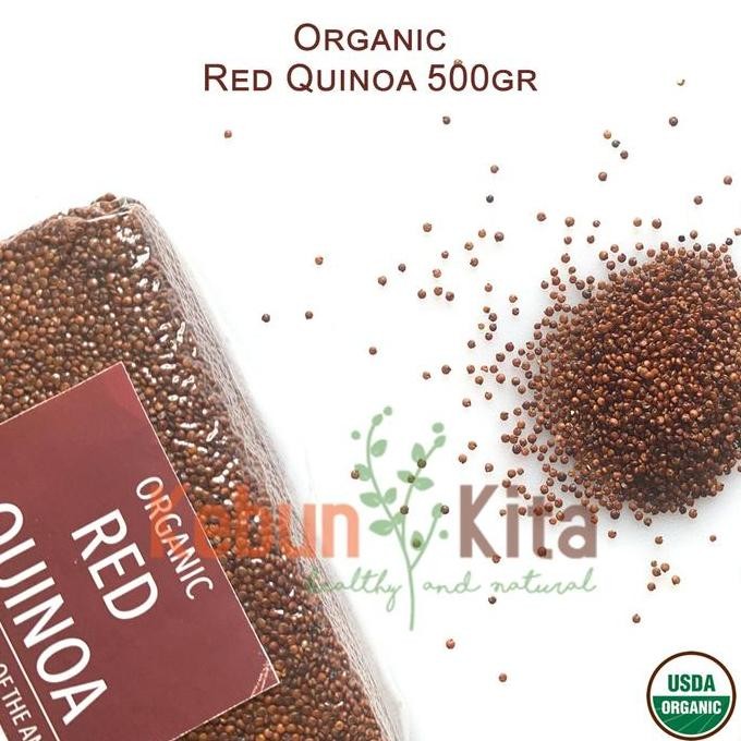 

Organic Red Quinoa 500gr ( Quinoa Merah Organik) KM