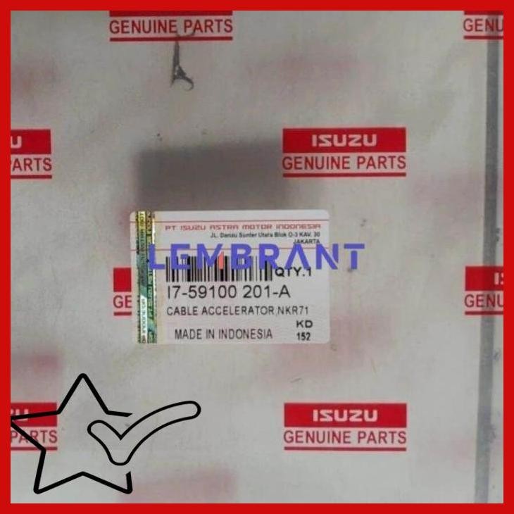 [LBT] KABEL GAS ISUZU ELF NKR71 ORIGINAL GENUINE PART NKR 71
