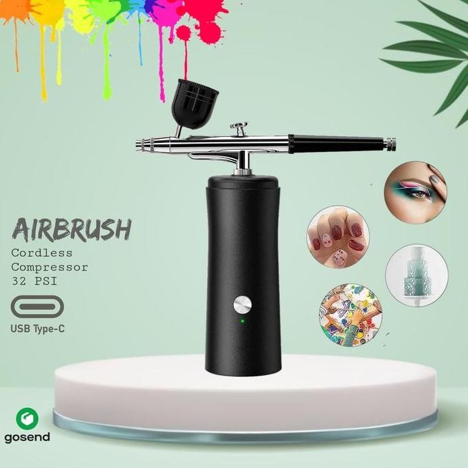 

Mini Airbrush spray gun nail art cake body paint otomotif | air brush