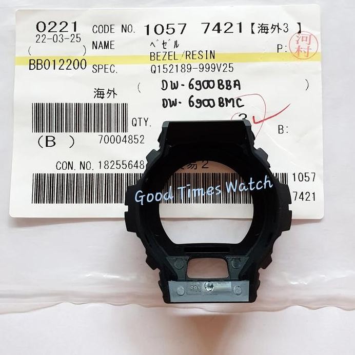 new  BEZEL G-SHOCK DW 6900BBA DW 6900BMC DW 6900 CASIO ORIGINAL