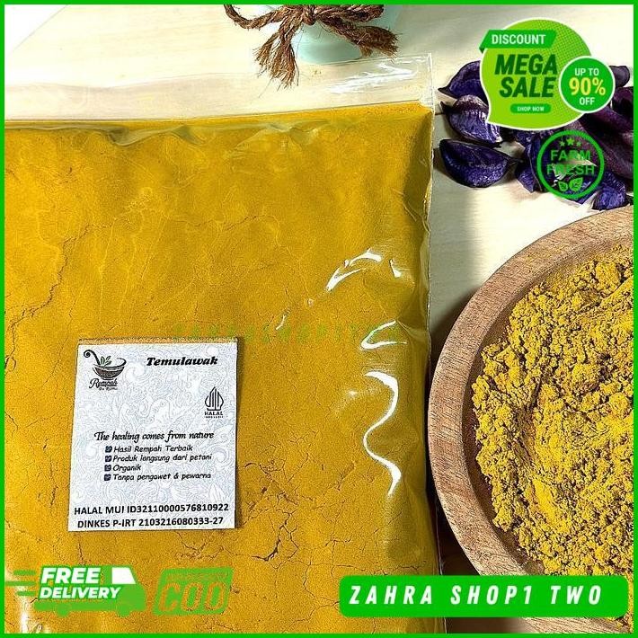 

TEMULAWAK BUBUK 1 KG MURNI GRATIS ONGKIR
