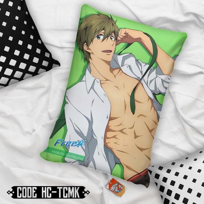 [ANIME] Sarung Bantal Kepala Iwatobi Swim Club Tachibana Makoto