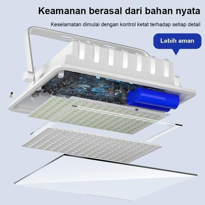 ready Garansi 10 TahunLampu Tenaga Surya Lampu Tenaga Matahari 1000W Lampu Led Surya Solar Cell Lamp