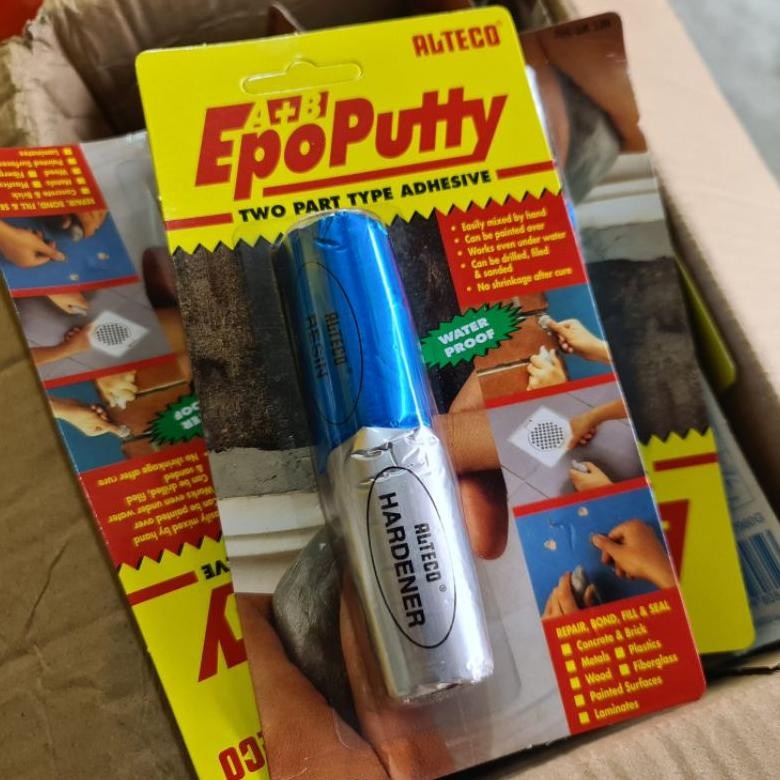 

JH8 Lem Alteco EPO PUTTY 50 Gram / LEM PORTING Lem EPOPUTTY / Lem Dodol/ Lem Serbaguna