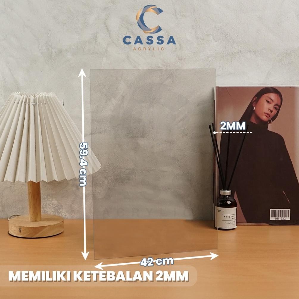 

JH8 Akrilik Lembaran A2 2mm / Acrylic Sheet Clear Transparan Warna