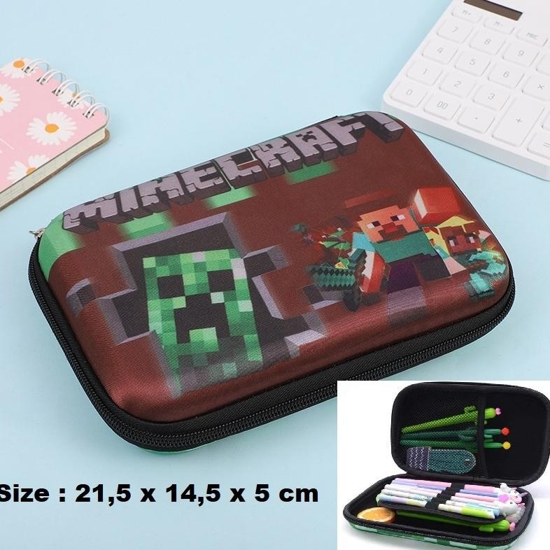 

JH8 Kotak Tempat Pensil Pulpen Minecraft