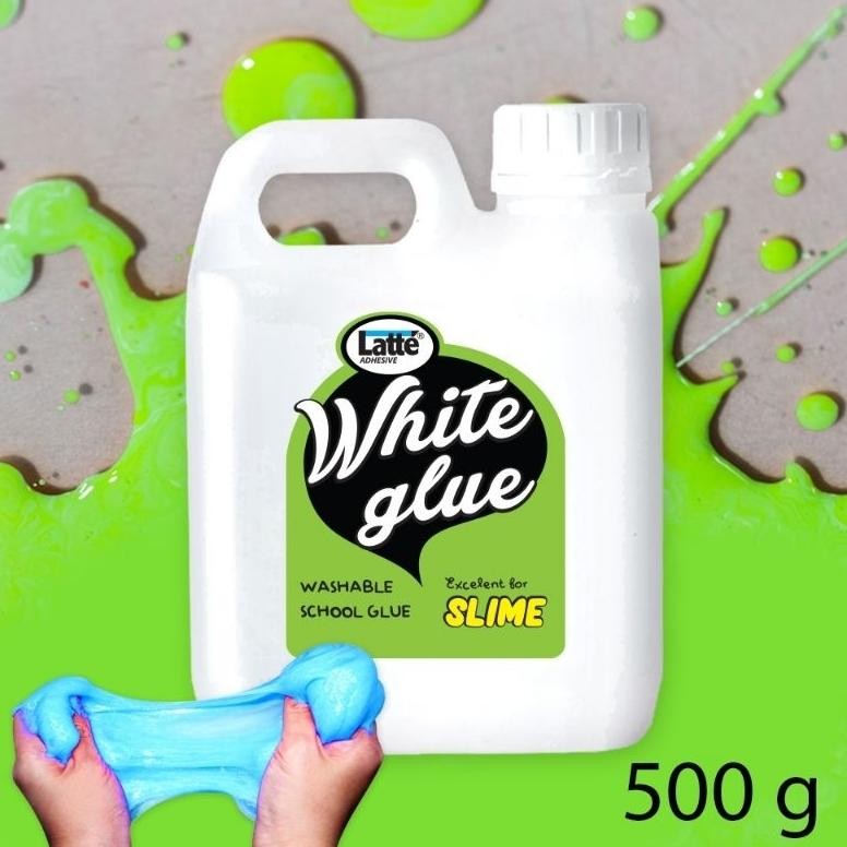 

JH8 Lem putih 500 ml LATTE white glue Slime