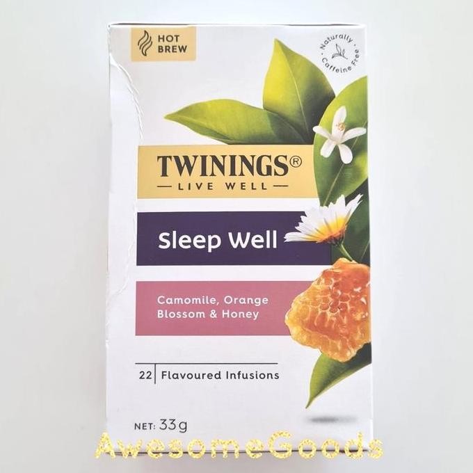 

Twinings Live Well Hot Brew Sleep Well 22 tea bags L82