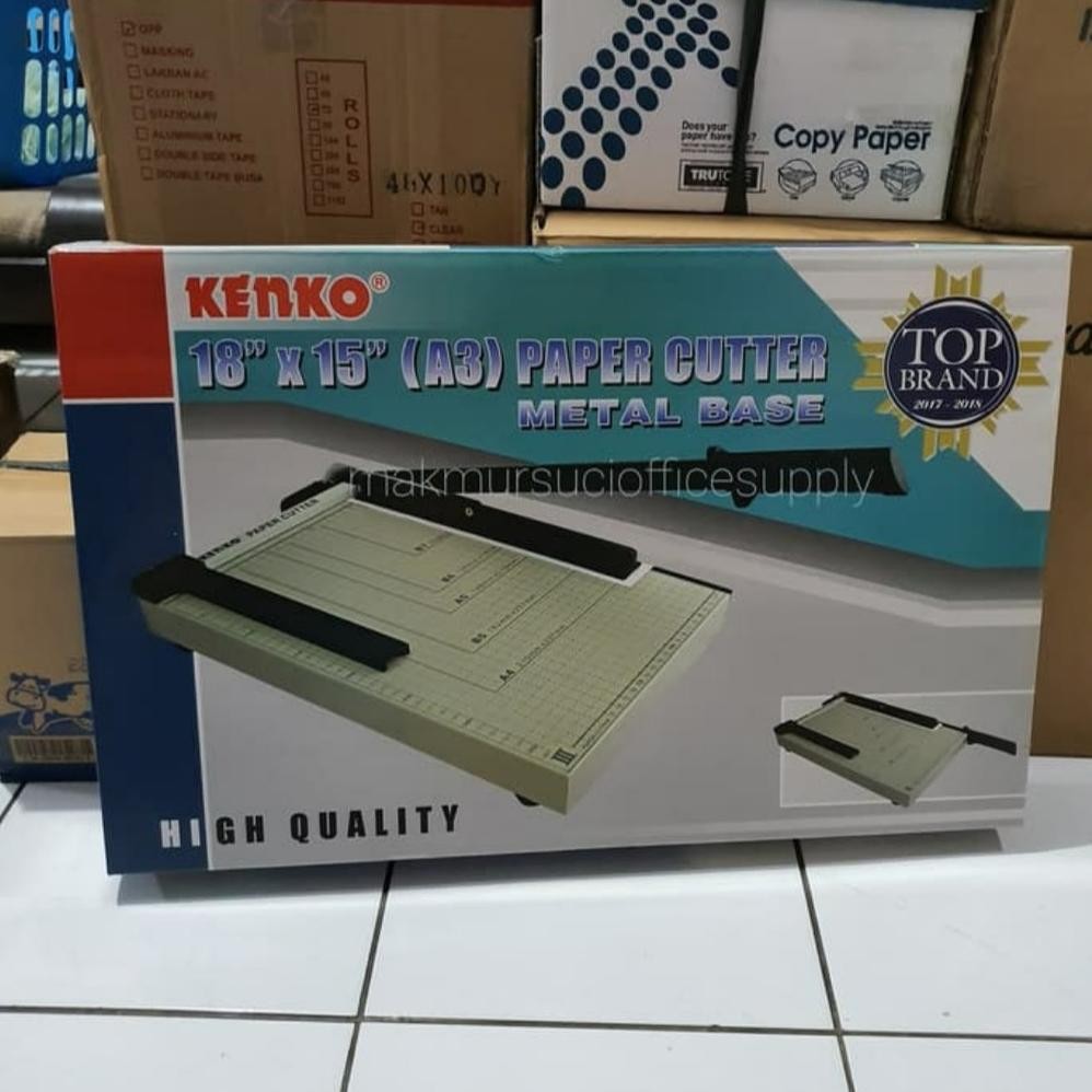 

JH8 pemotong kertas paper cutter A3 KENKO 38X46 CM