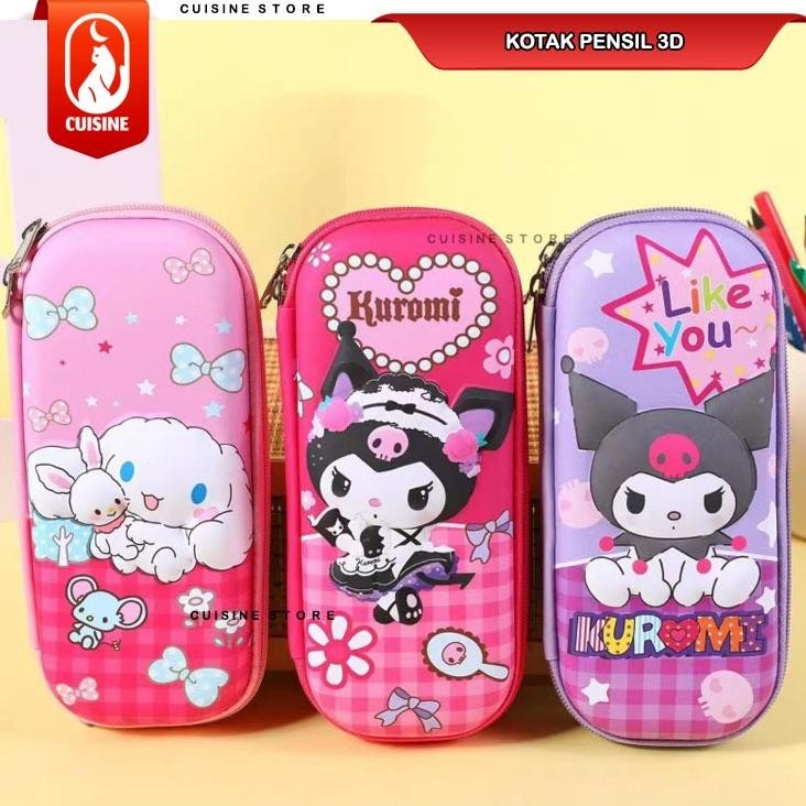 

JH8 Kotak Pensil 3D Timbul EVA Astronot Sanrio Ukuran 23 CM Tempat Pensil Anak Sekolah Kualitas Bagus