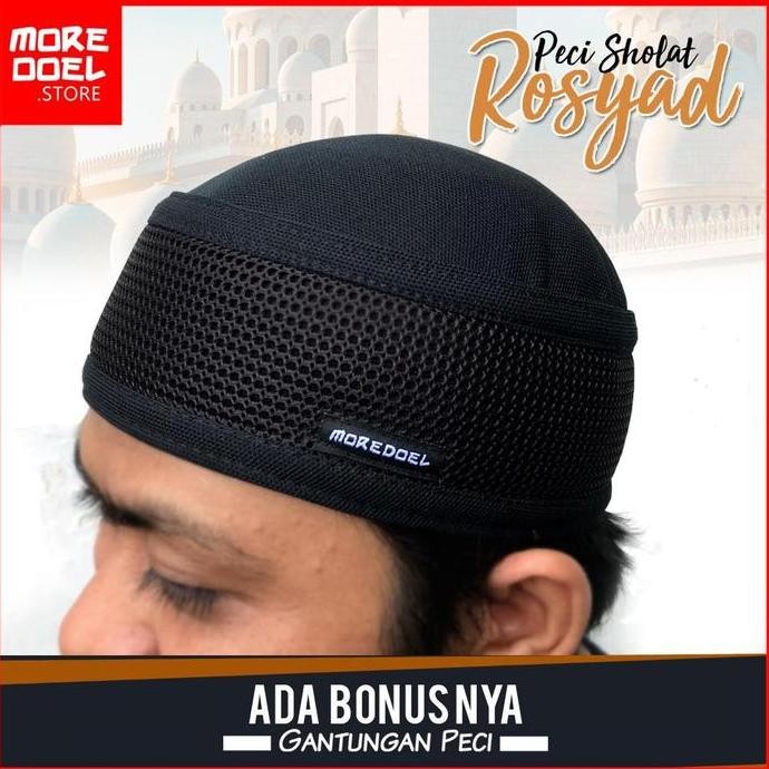 Kopiah Peci Hitam Rosyad By Moredoel