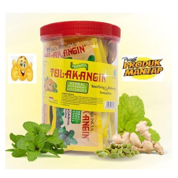 

Permen Tolak Angin Toples Sidomuncul 20 Sachet Candy Gratis Ongkir