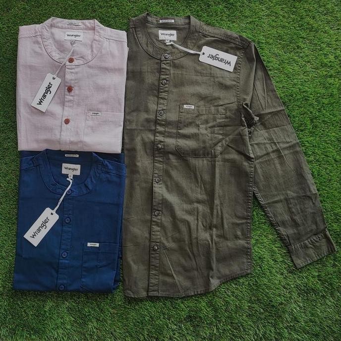 Wrangler Kemeja Koko Regular Hayde Original