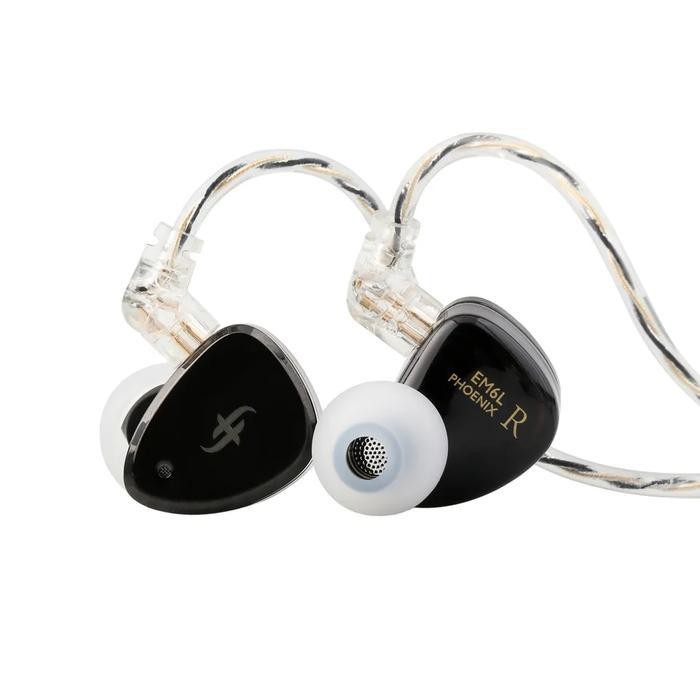 Simgot Em6L 1Dd+4Ba Hybrid H-2019 Target 2Pin In-Ear Iems Earphone Original Dan Terpercaya