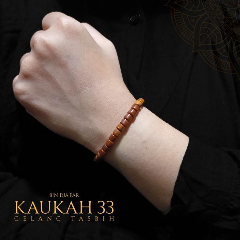 BinDja'far - Gelang Tasbih 33 Pria Wanita Dewasa Kokka Original Bergaransi - Gelang Tali Koka Kokah 