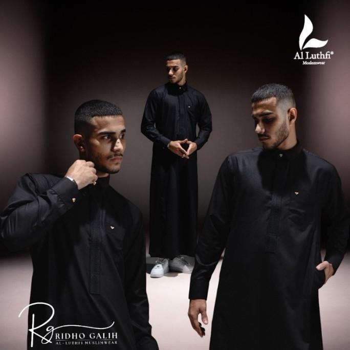 Al Luthfi - Gamis Pria Lengan Panjang Dewasa Premium - Jubah Pria Pemium - Gamis Jubah Pria Arab