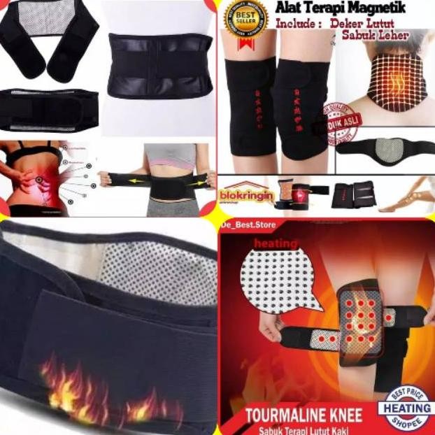 Set Terapi kesehatan  1-SET PEMANAS PINGGANG LUTUT LEHER   Therapi Magnetik Alat Trapi