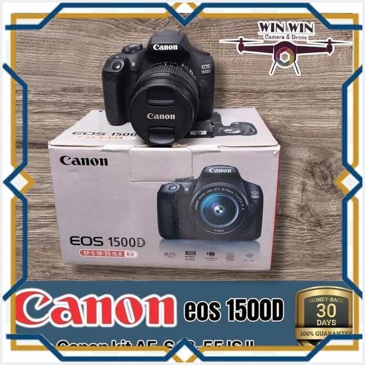 [WIN] KAMERA CAMERA DSLR CAMERA CANON EOS 1500D LENSA KIT CANON 18-55 II
