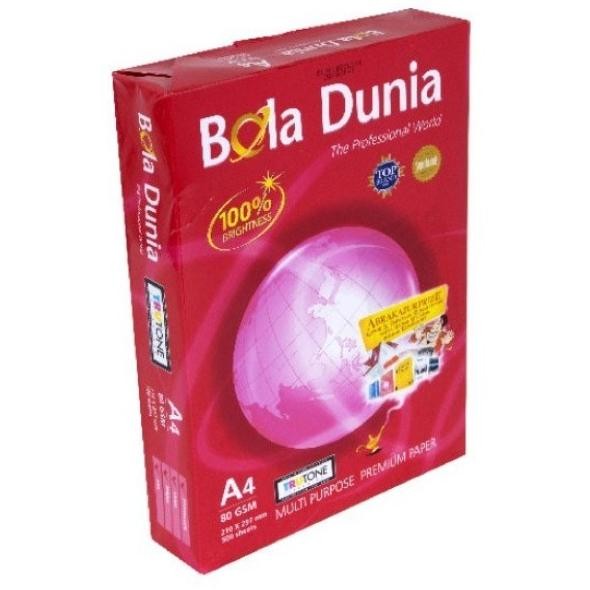 

JH8 [Grab/Gojek] Termurah!! Kertas Fotocopy Print A4 80 g Bola Dunia Box Dus