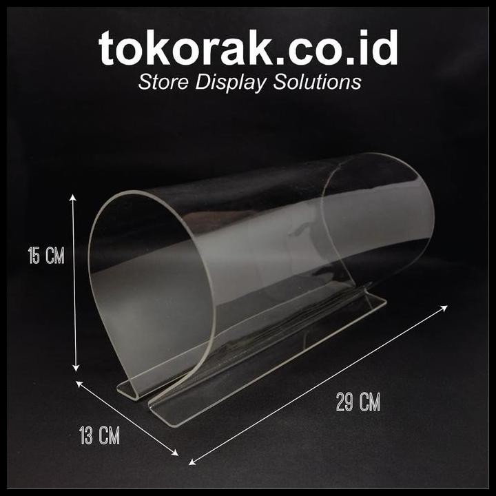

Terlaris Acrylic Tempat Bando Akrilik Asli Mika Stand Headseat Good Quality