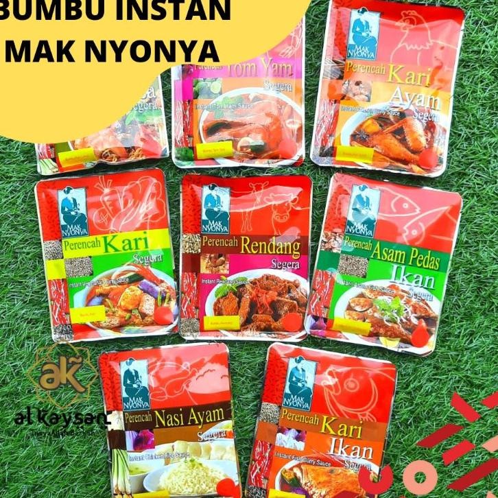 

Bumbu N Mak Nyonya Halal Dan Praktis 100 Gr Rendangkarilaksanasi Ayamtomyum