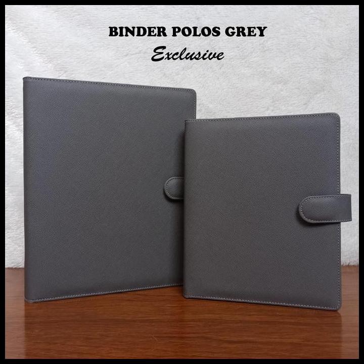 

Terlaris Binder Polos Exclusive Warna Grey A5 Dan B5 Good Quality
